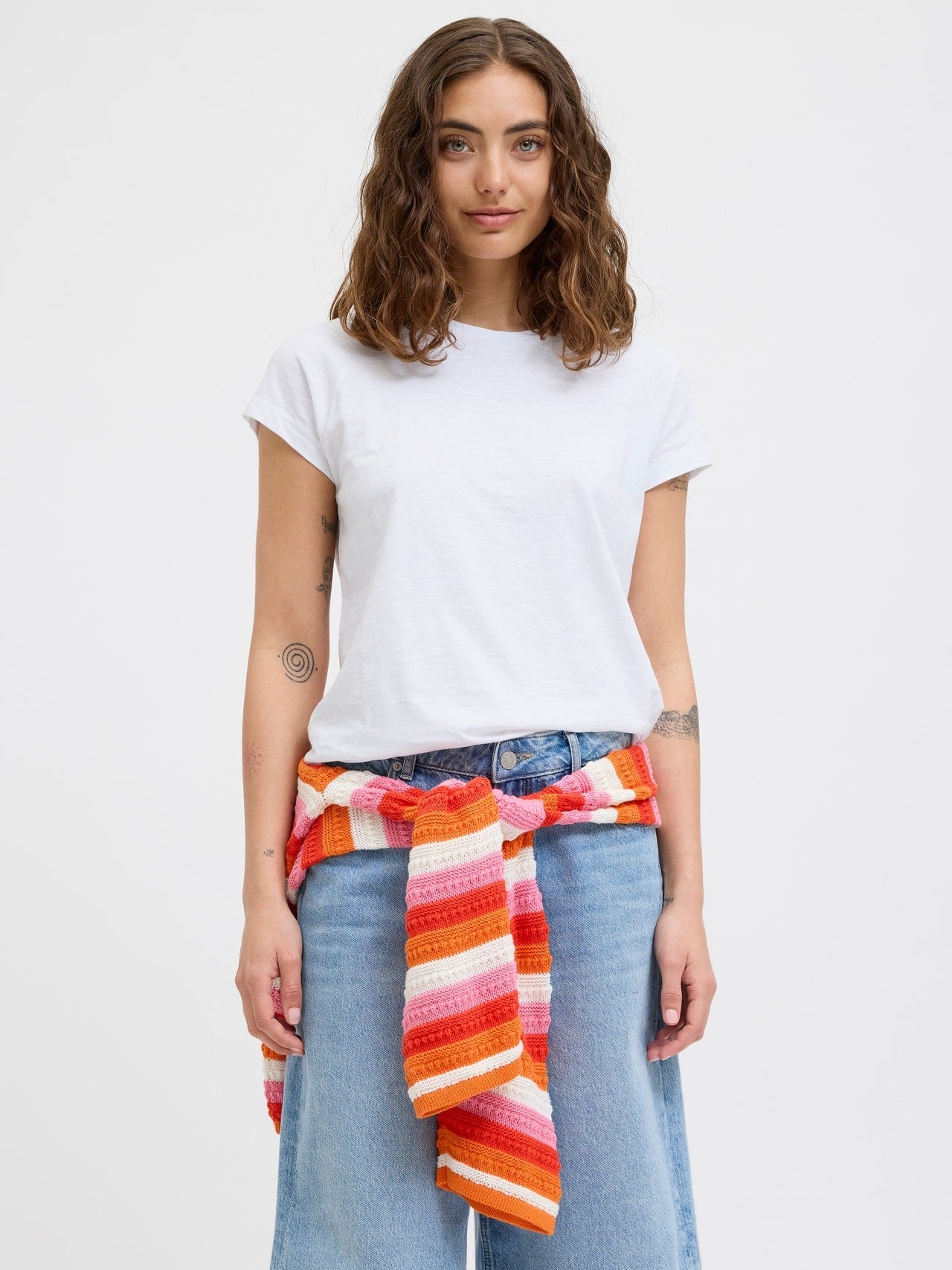 Jjxx T-shirt Jxcam Basica Maniche con Attacco a Raglan