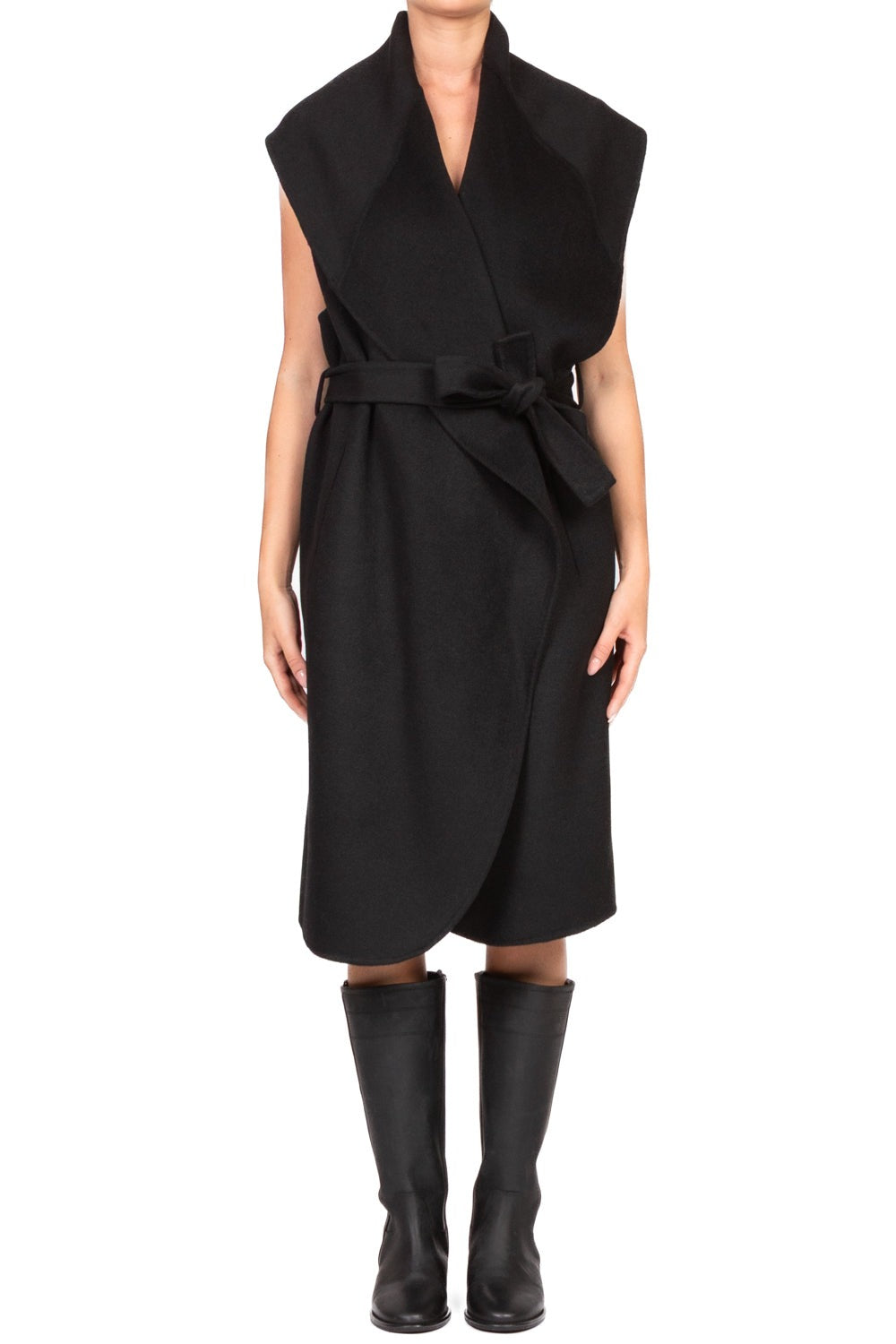 VICOLO Cappotto Hand Made Smanicato con Cinta