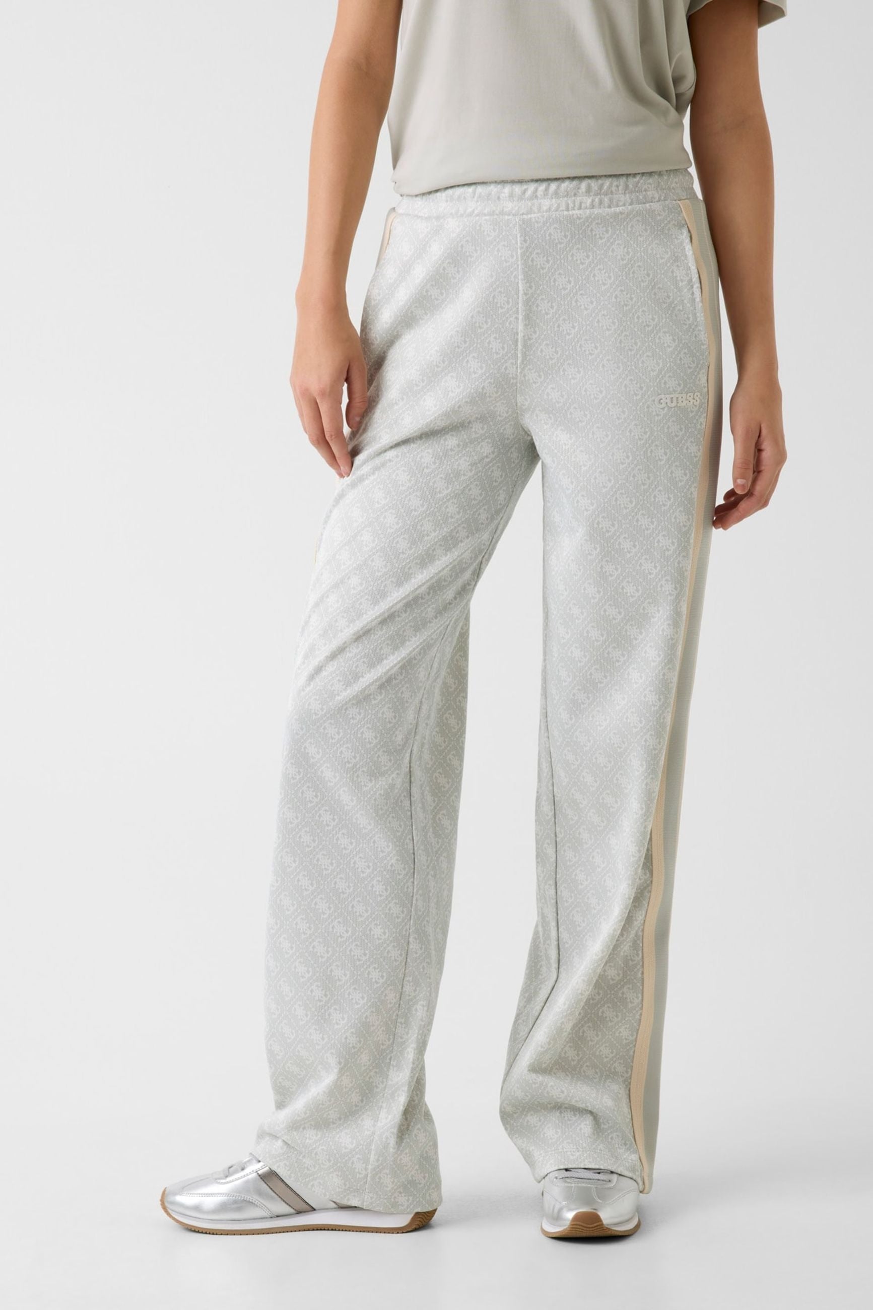 Guess Pantaloni Felpati con Logo 4G