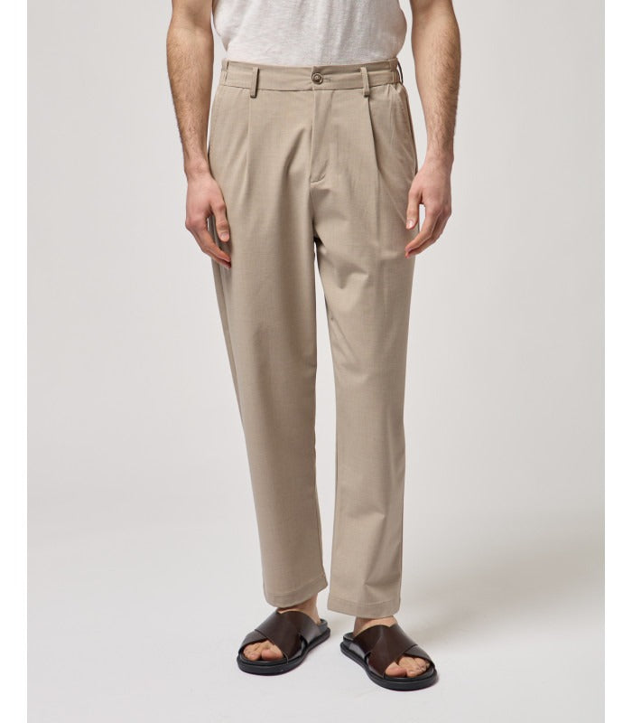 Gianni Lupo Pantalone Chino a Vestibilità Rilassata
Beige