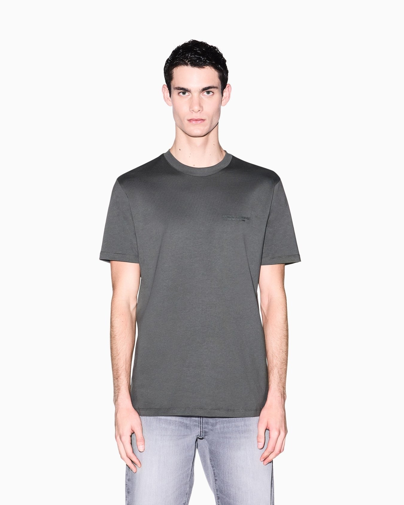 Armani Exchange T-shirt Slim Fit in Cotone