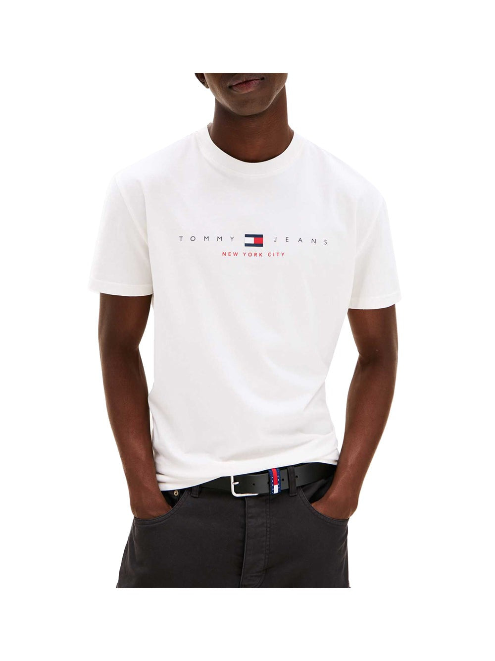 Tommy Jeans T-Shirt  Maniche Corte Tjm Reg Flag Linear