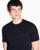 Armani Exchange T-shirt a Taglio Slim in Jersey di Cotone Stretch