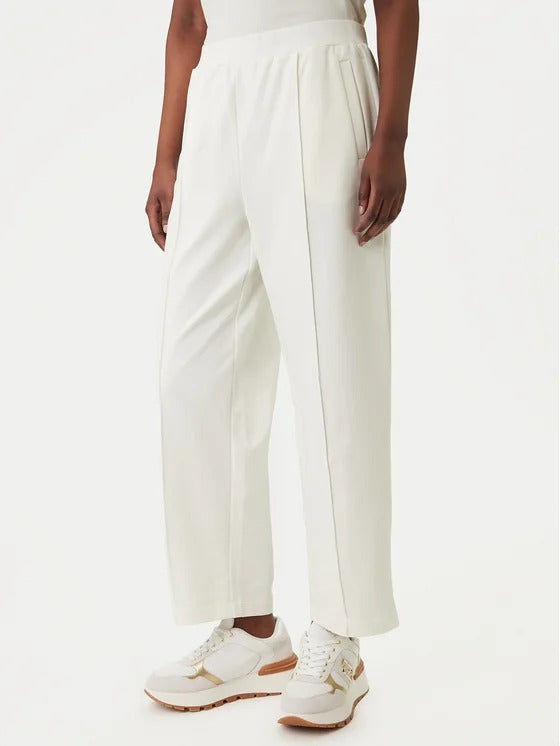 Liu Jo Pantaloni in Jersey Interlock Bianco