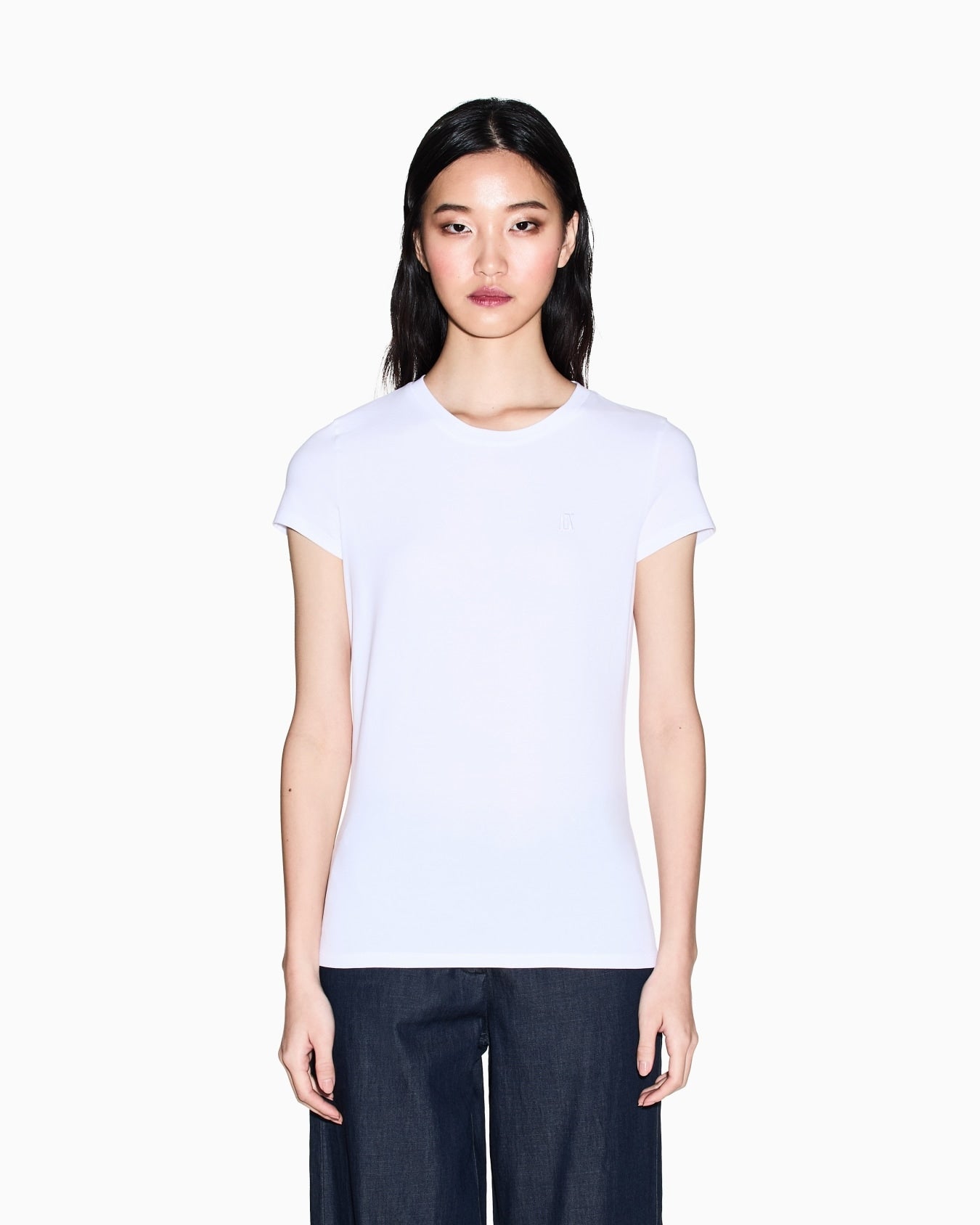 Armani Exchange T-shirt Slim Fit in Cotone