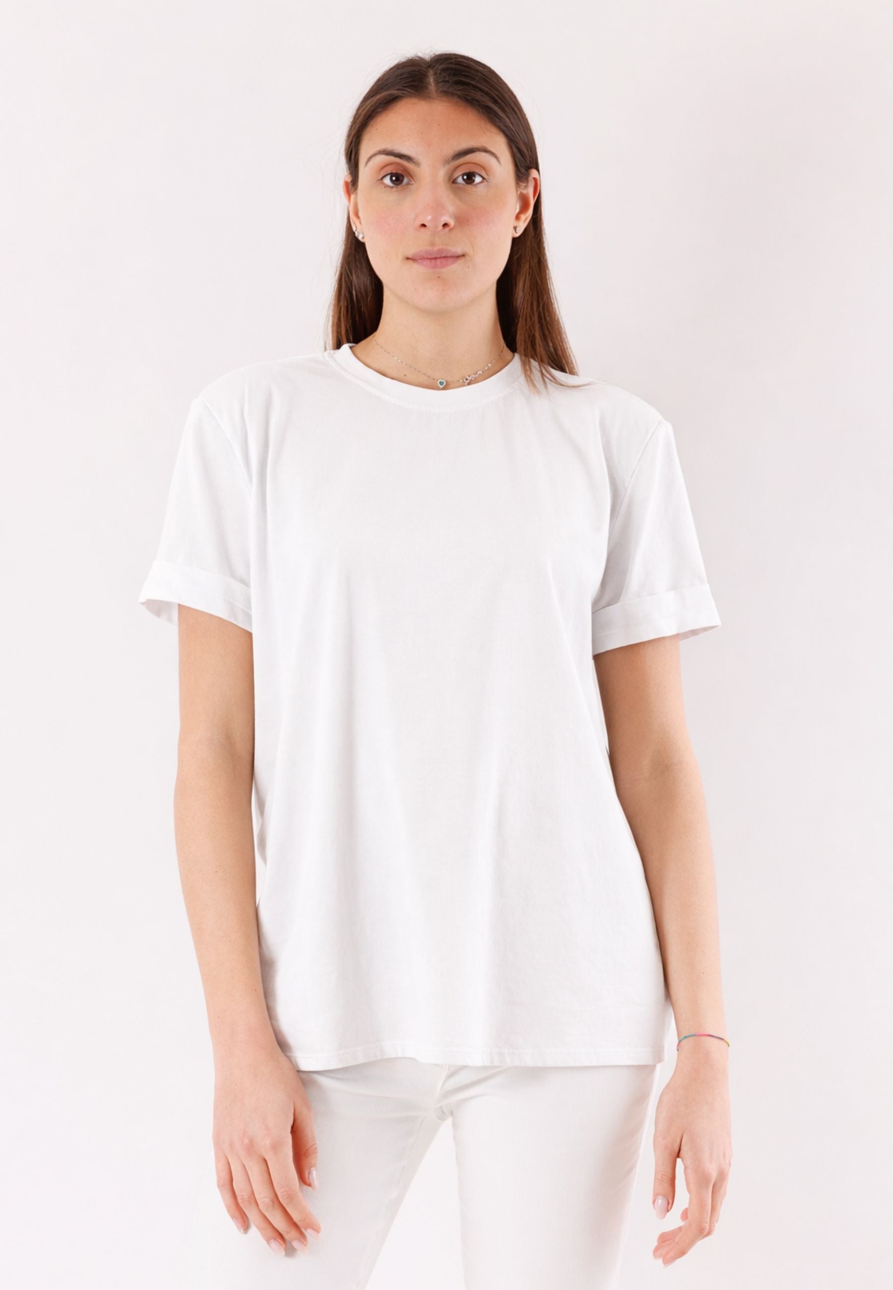 Kontatto T-shirt con Spalline Strutturate