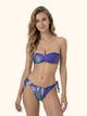 Me fui Bikini Fascia con Slip Regolabile
Azzurro Blù