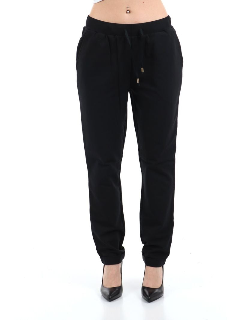 Liu Jo Pantaloni Jogging con Coulisse Nero