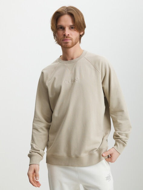 Guess Felpa Manca Lunga con Logo