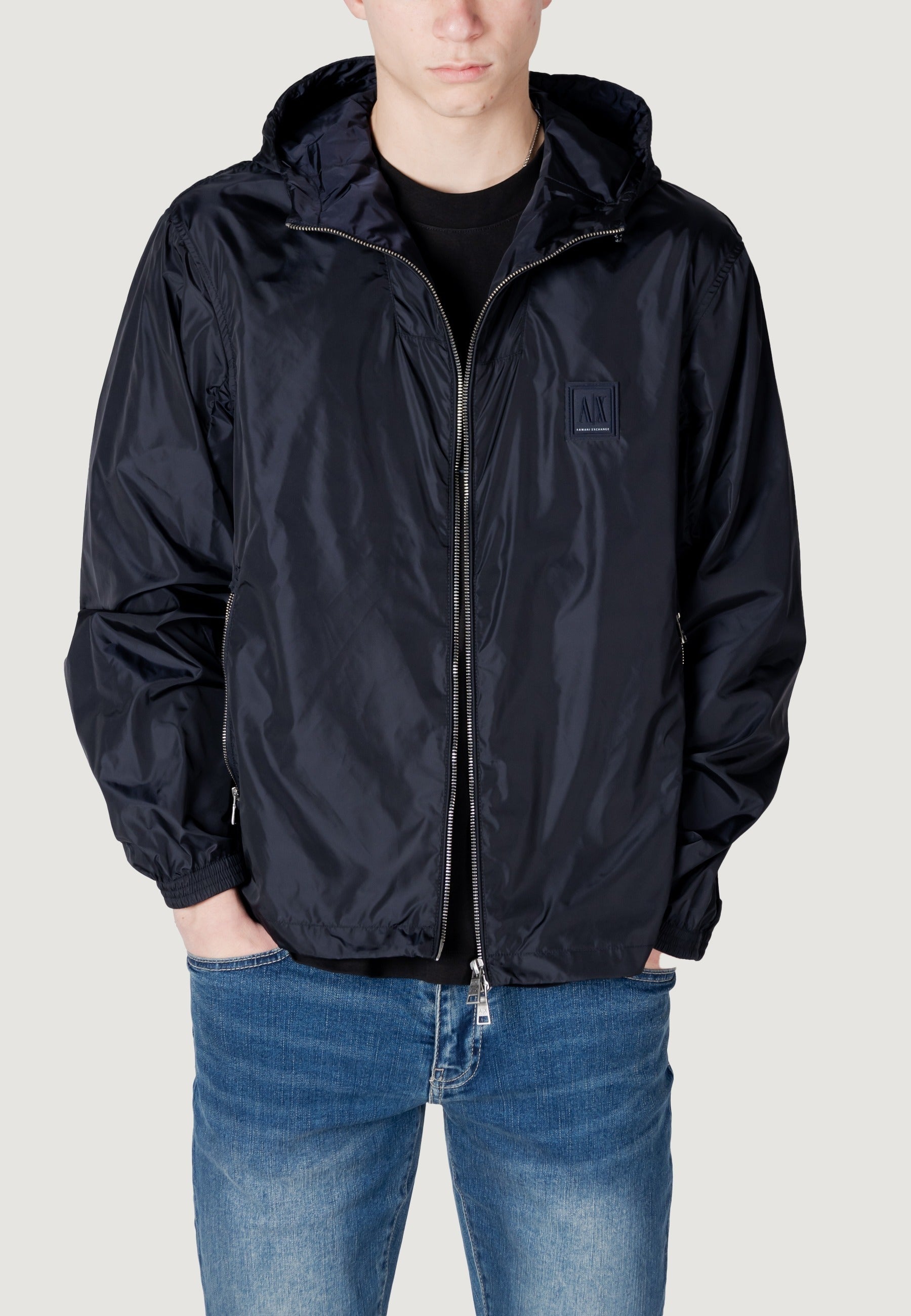 Armani Exchange Giacca Windbreakers in Tessuto Tecnico
Nero