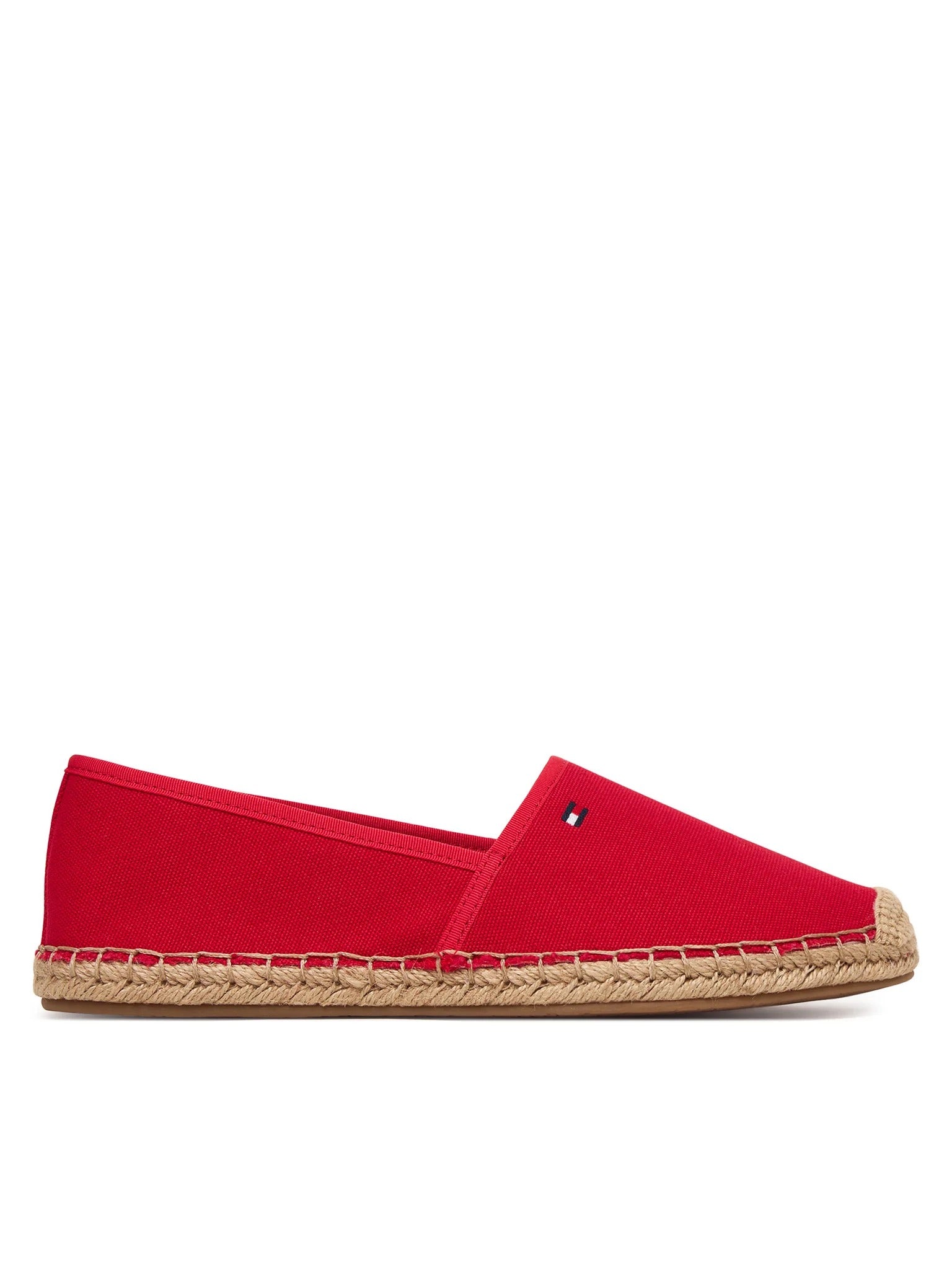 Tommy Hilfiger Espadrillas in Tela con Bandierina Ricamata