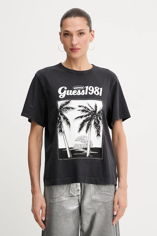Guess T-shirt stampata
Nero