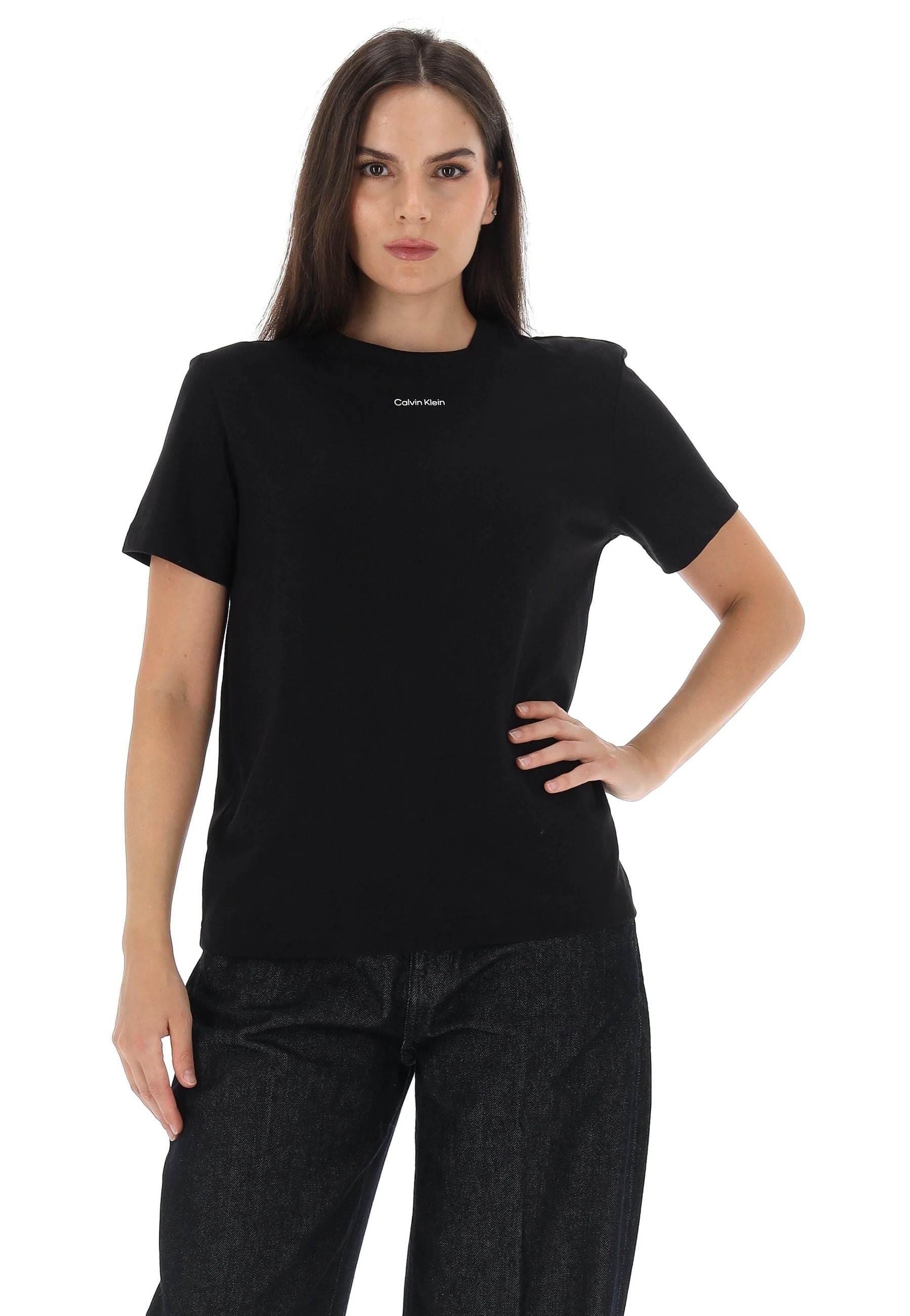 Calvin Klein Jeans T-shirt con Logo sul Petto