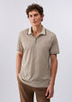 Liu Jo Polo Manica Corta con logo all-over Beige