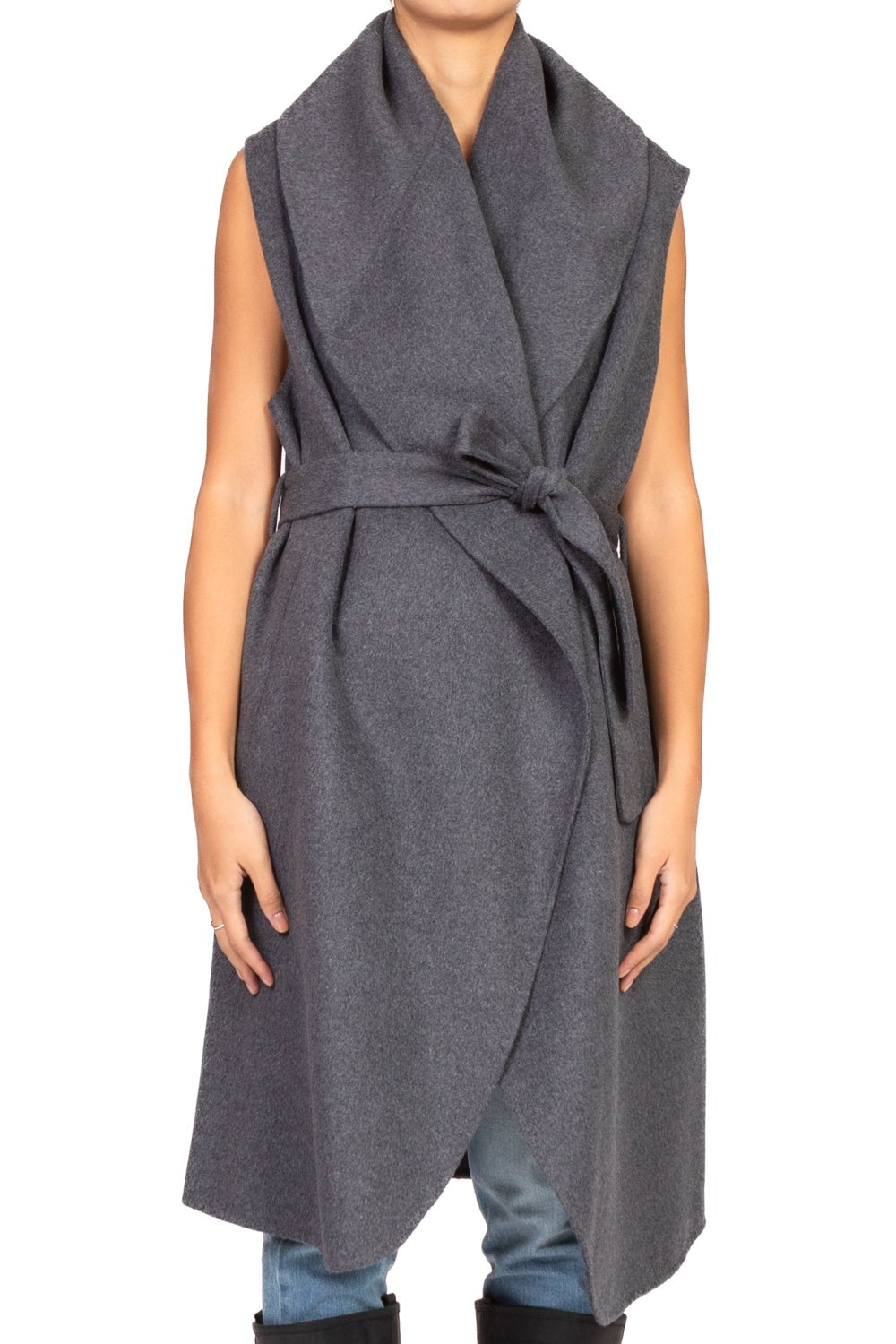 VICOLO Cappotto Hand Made Smanicato con Cinta