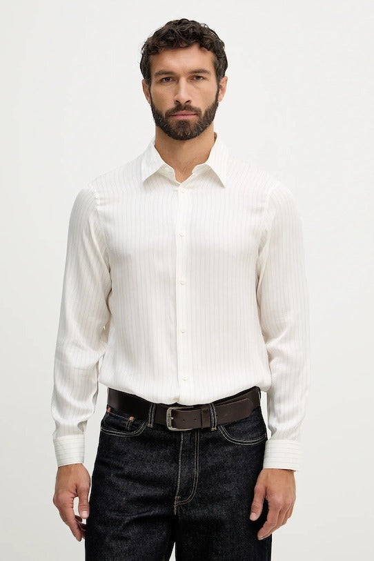 Armani Exchange Camicia in Tessuto Tecnico
Bianco