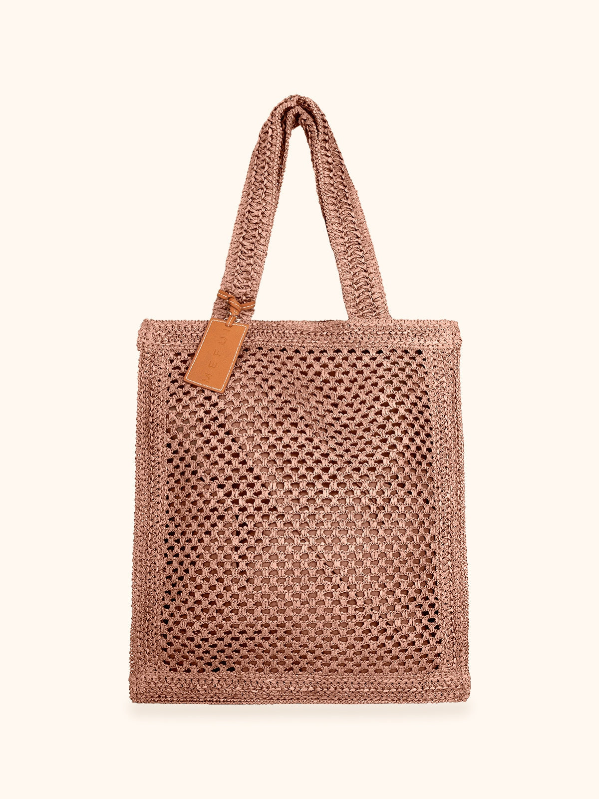 Me fui Borsa da Mare in Rafia Rosa
