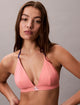 Calvin klein Top Bikini a Triangolo al Collo - CK Monogram