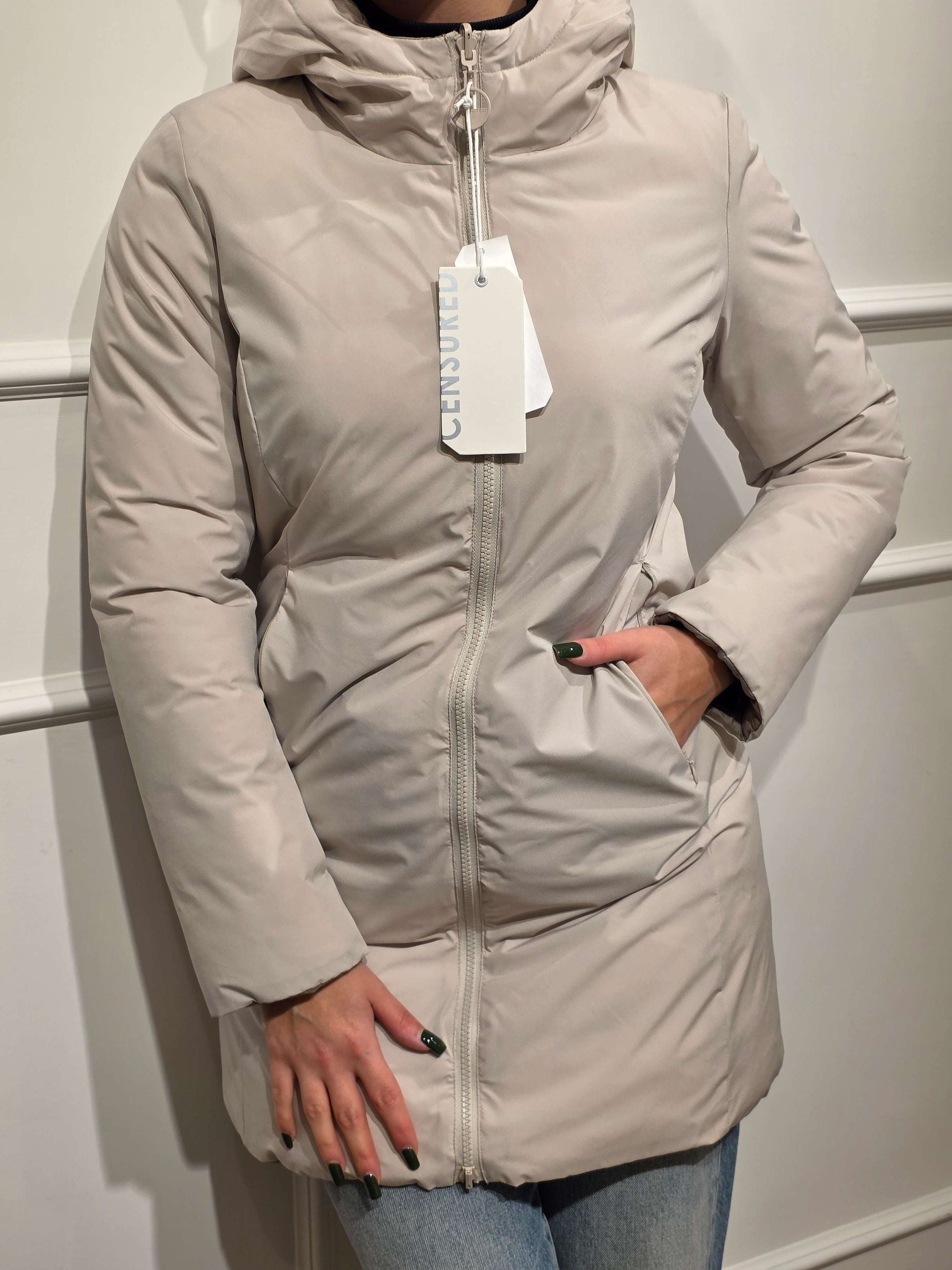 Censured Parka Imbottito Reversibile con Cappuccio