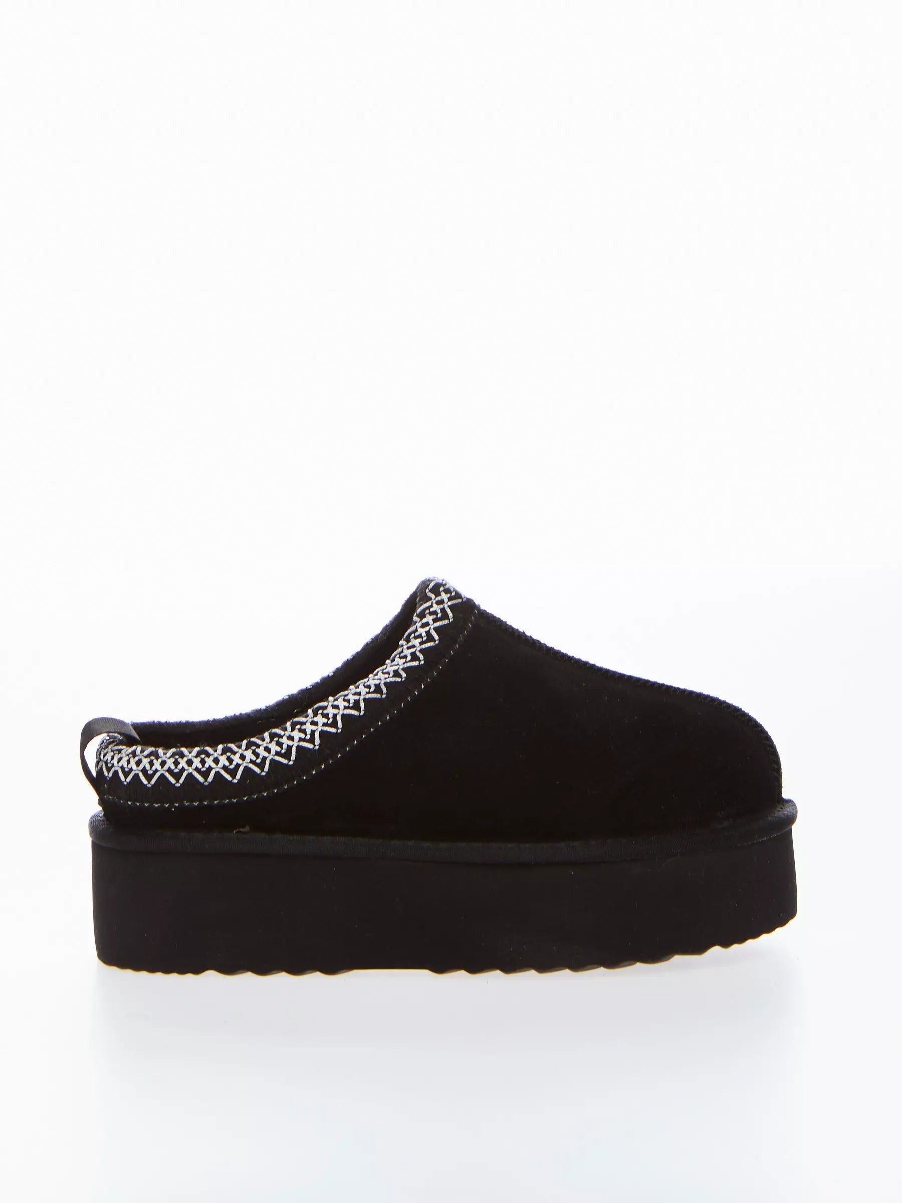 OVYE' Ciabatta in Camoscio Nero