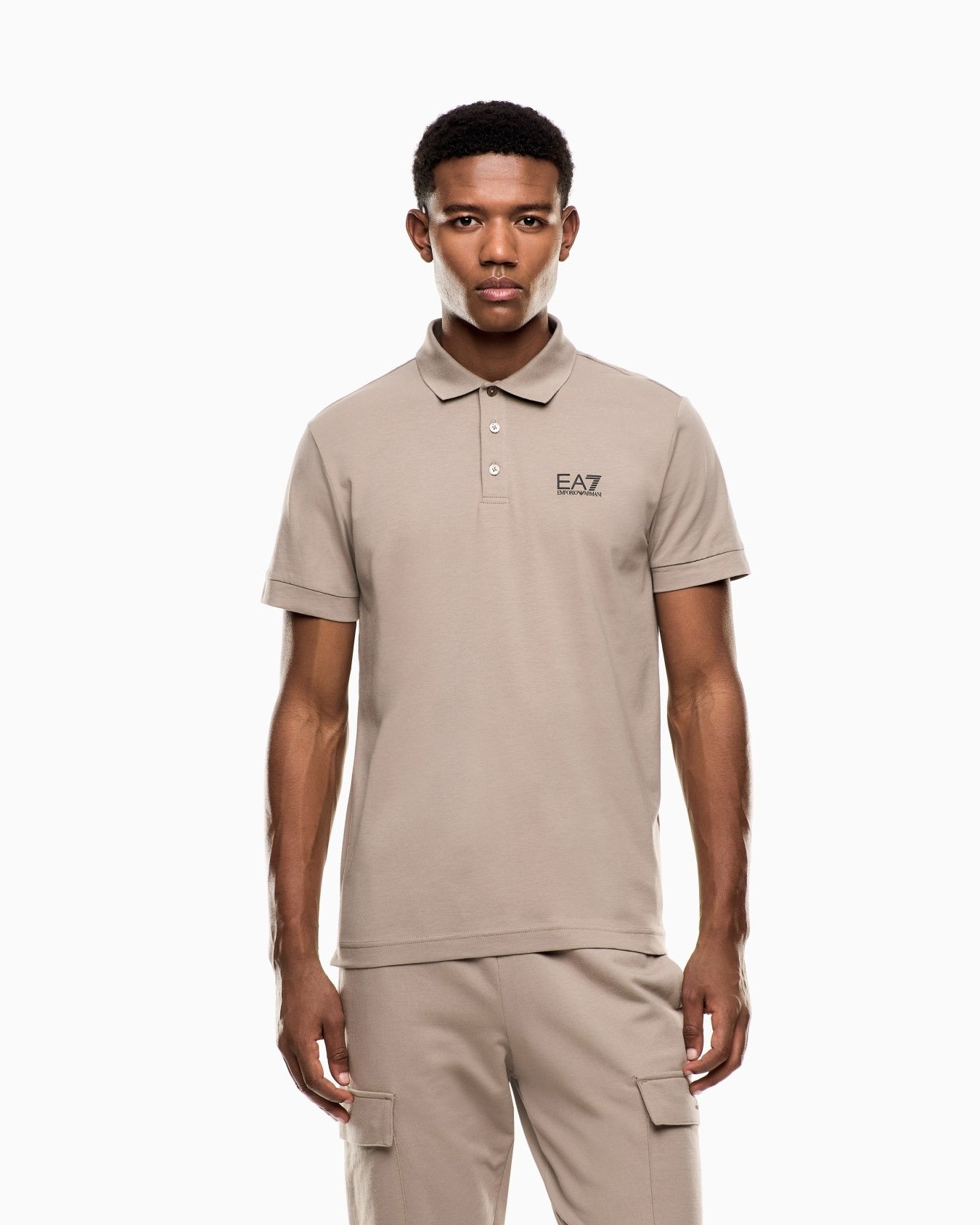 ARMANI EA7 Polo Core Identity in Cotone Stretch