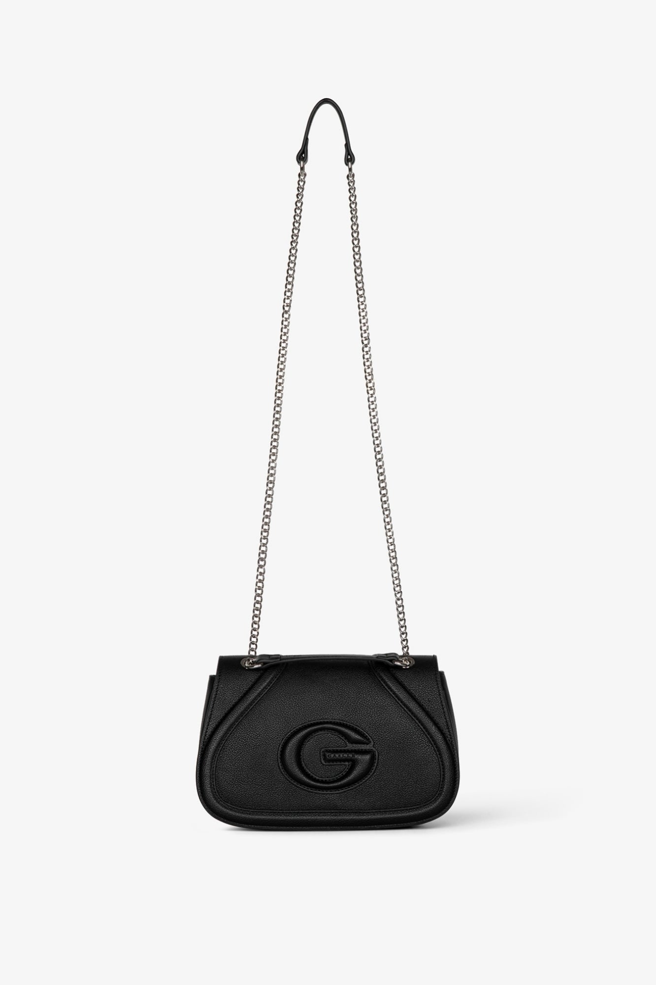 Gaelle Paris Borsa Regular Shoulder Strap Maxi Patch G 
Nero