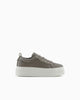 Armani Exchange Sneakers All Over Embosed Logo 
Beige