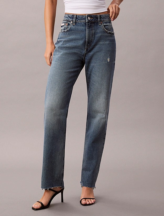 Calvin Klein Jeans High Rise Straight
Blù