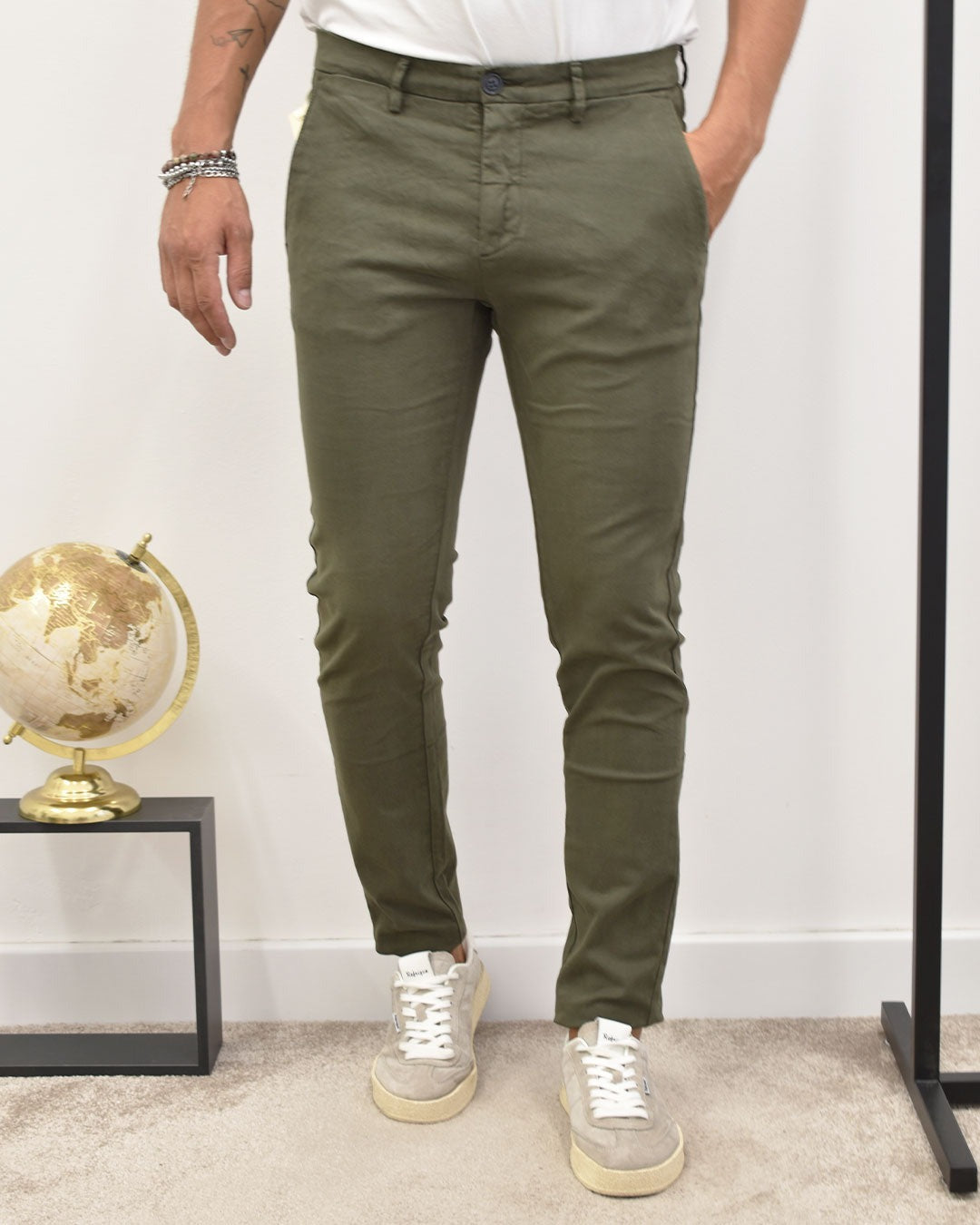 Gianni Lupo pantalone tasca a filo