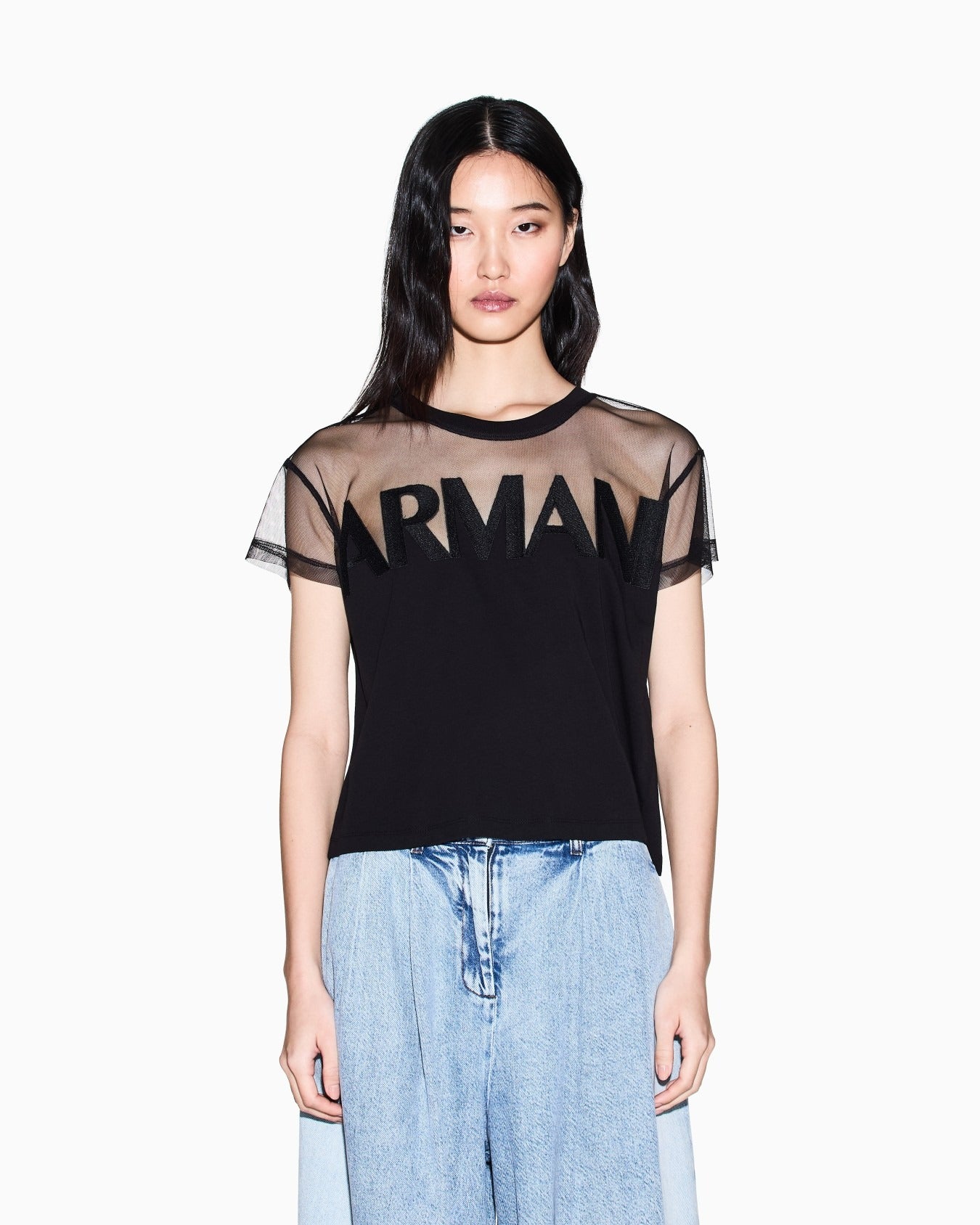 Armani Exchange T-shirt Regular Fit T-shirt in Cotone