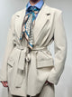 Vicolo Giacca Collo Revers Beige