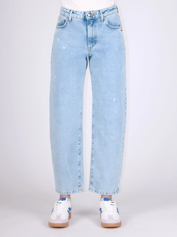 Berna Jeans Baggy Fit Lavaggio Bleach con Abrasioni
Denim