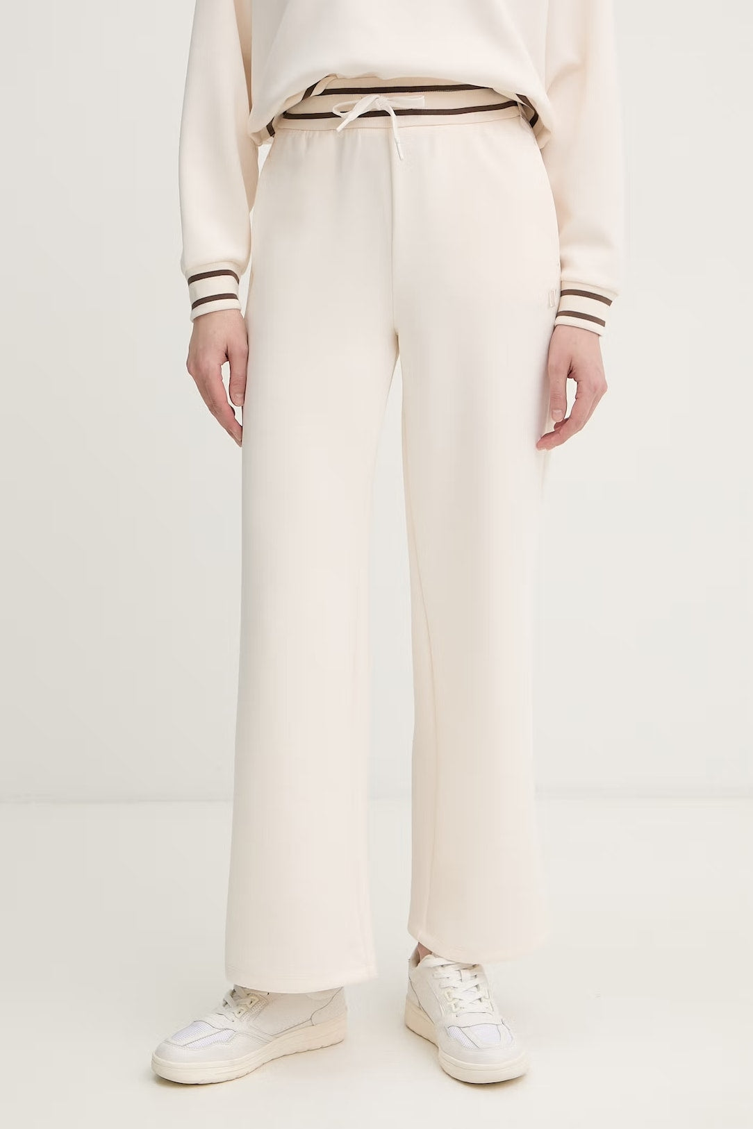 Armani Exchange Pantalone Jogger in Tessuto Tecnico Beige