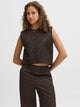 JJXX Gilet sartoriale Marrone