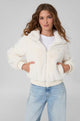 Guess Giacca in Pelliccia Sintetica Bianco