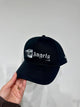 Palm Angels Cappello da Baseball con Logo Gotico Distressed Nero