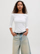 Jjxx  Jxfifi T-shirt in Cotone Maniche Lunghe