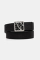 Armani Exchange Cintura Reversibile Nero