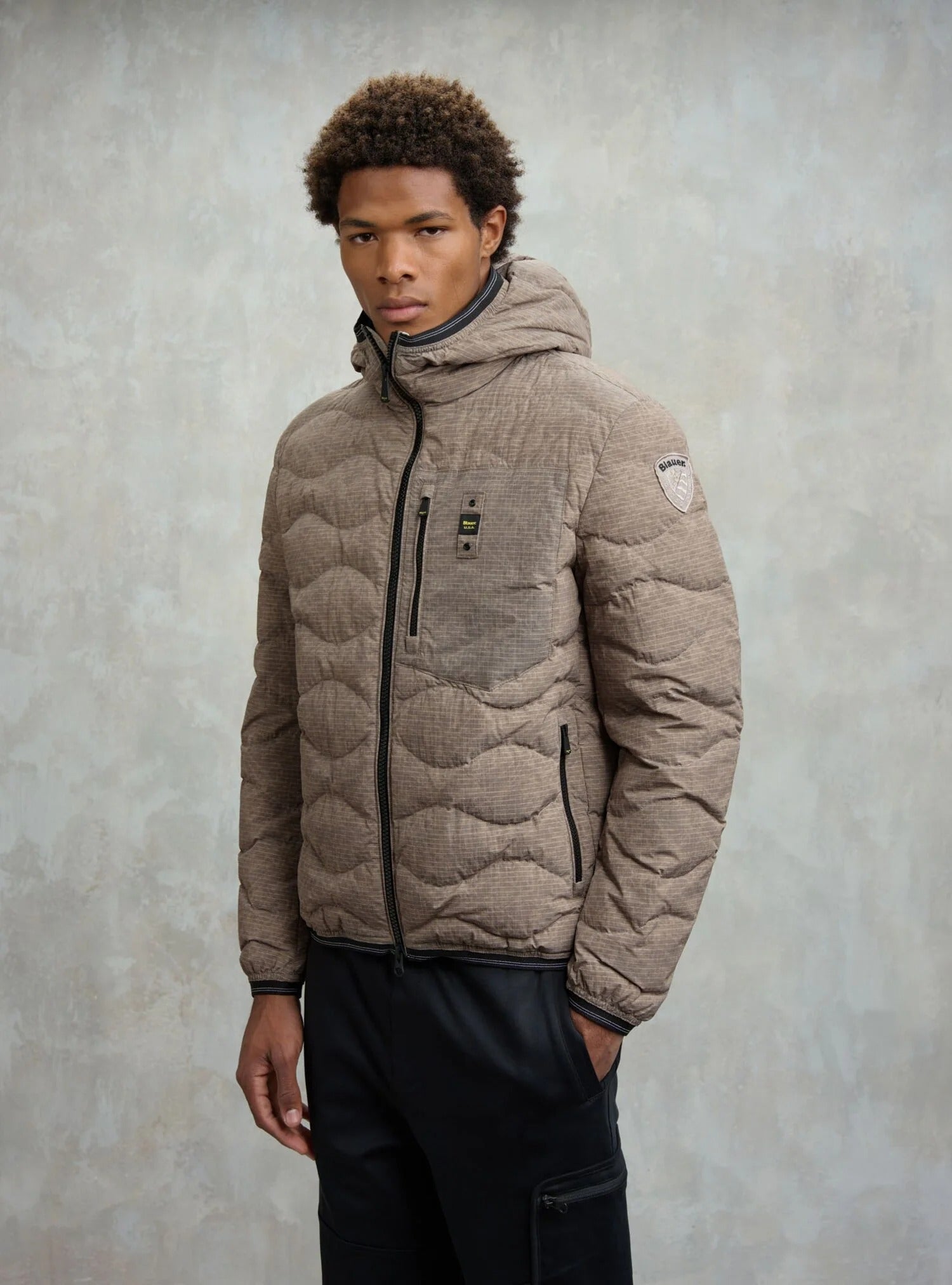 Blauer USA Piumino ad Onde Wax Wave