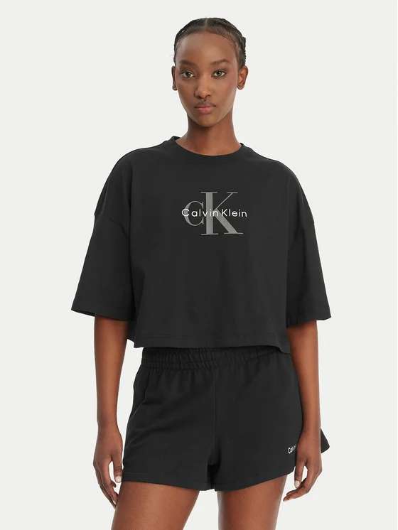 Calvin Klein Jeans T-shirt Monologo Taglia Squadrata