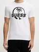 Guess T-shirt con Logo Stampato Bianco