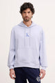 Calvin Klein Felpa con Cappuccio e Monogramma in Spugna di Cotone