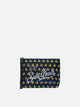 MC2 SAINT BARTH Pochette Aline in Scuba con Stampa Paperelle Blù