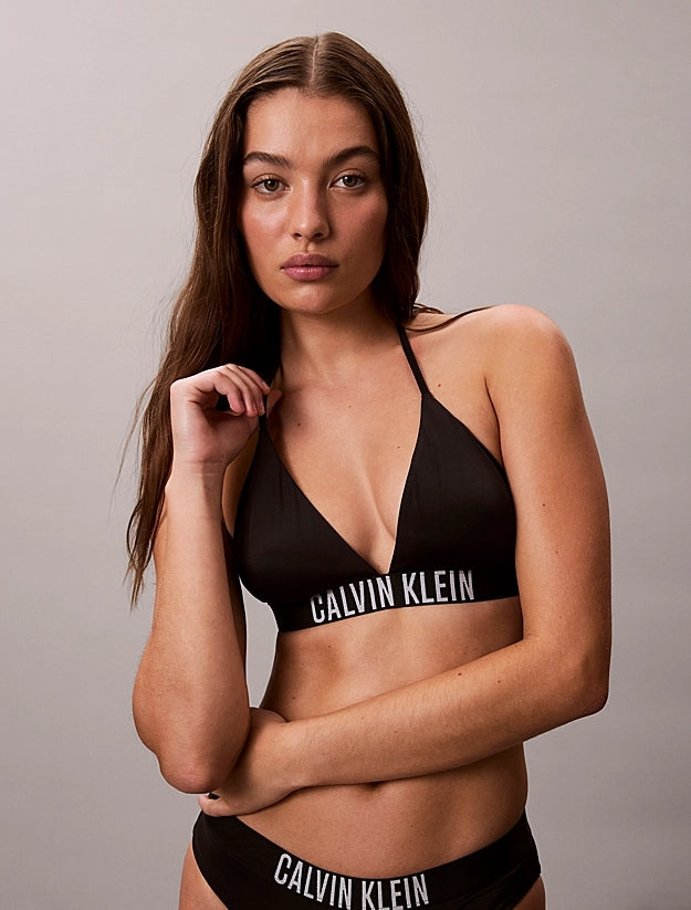 Calvin klein Top Bikini a Triangolo al Collo - Intense Power