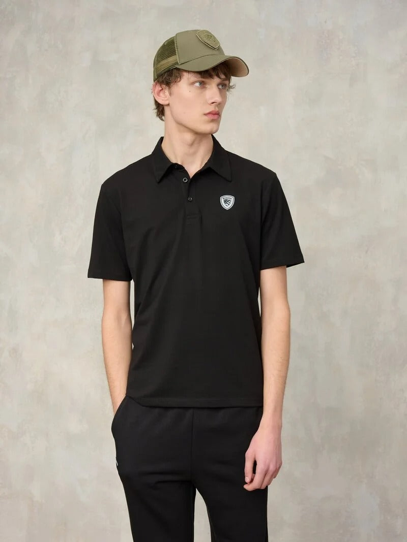 Blauer USA Polo in Cotone Kemp Nero
