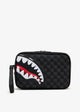 Sprayground Pochette Shark in Paris Ballon Toiletry 
Nero