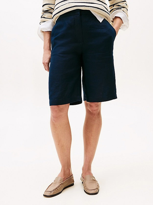 Tommy Hilfiger  Shorts Slim Fit in Misto Lino
