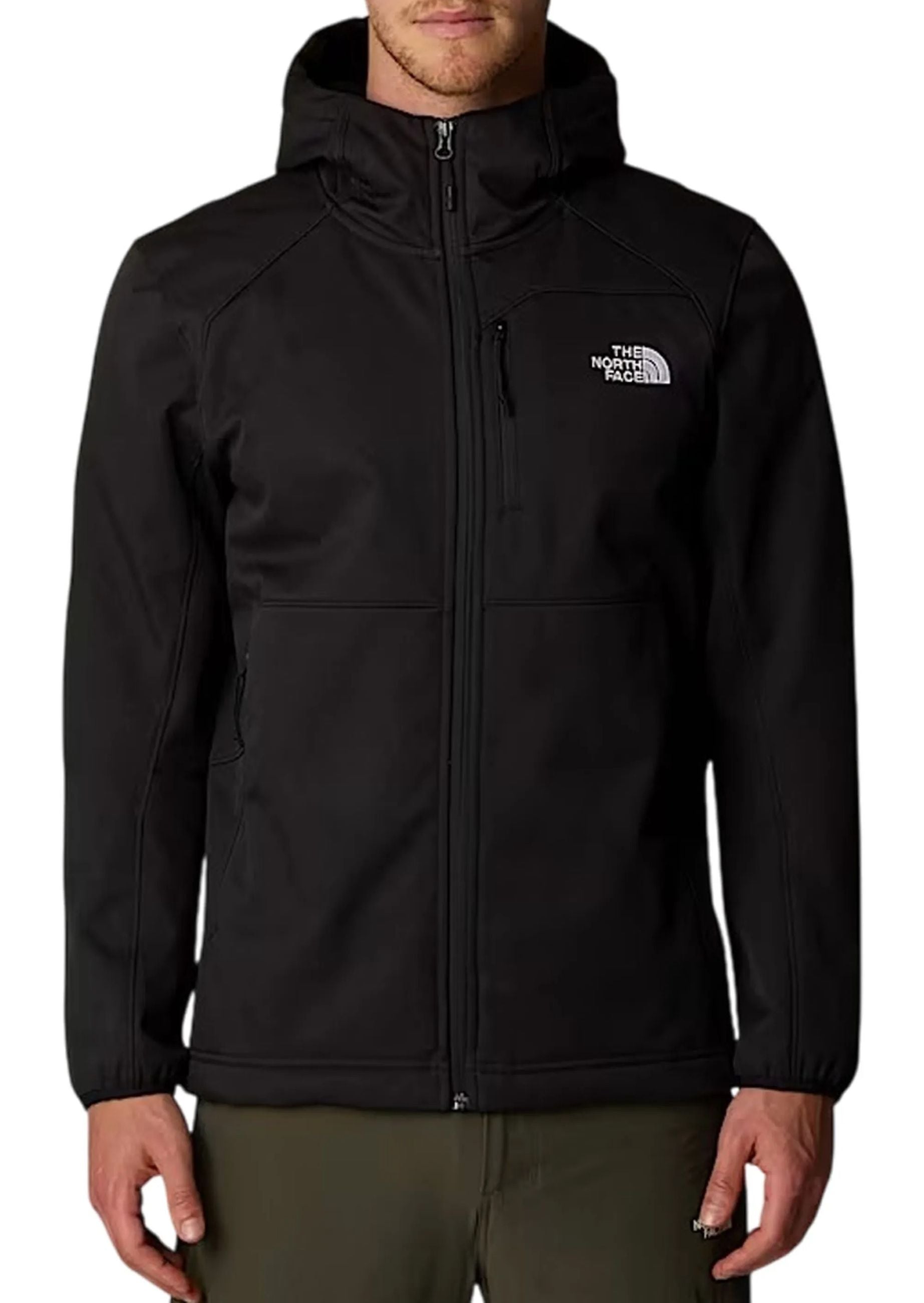 The North Face Giacca Softshell con Cappuccio Quest Nero