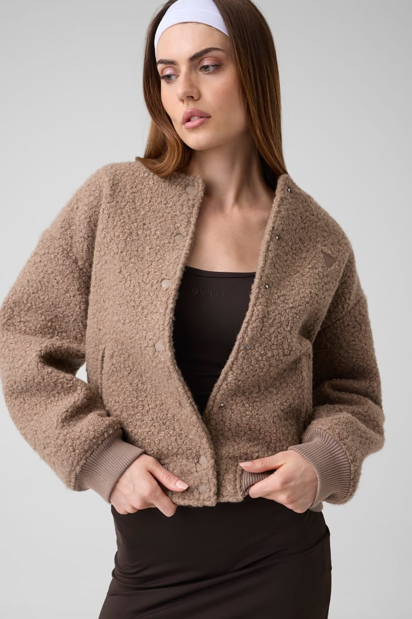 Guess Giacca in Sherpa Sintetico
