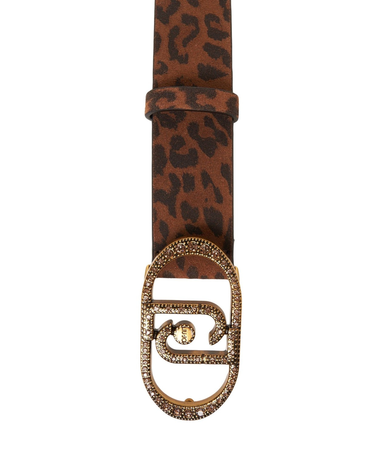 Liu Jo Cintura in Pelle Maculata Marrone